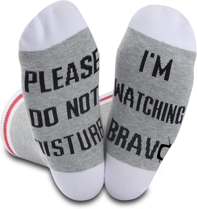 GJTIM 2PAIRS Funny Quote Inspired Socks TV Show Novelty Socks for Men Women