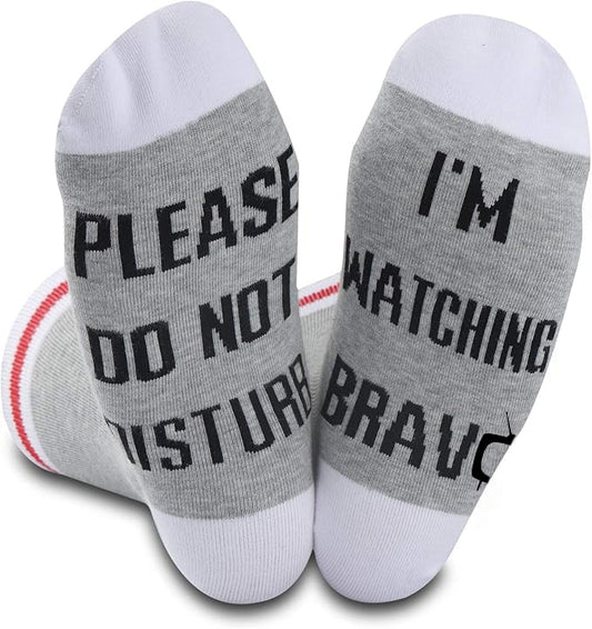 GJTIM 2PAIRS Funny Quote Inspired Socks TV Show Novelty Socks for Men Women