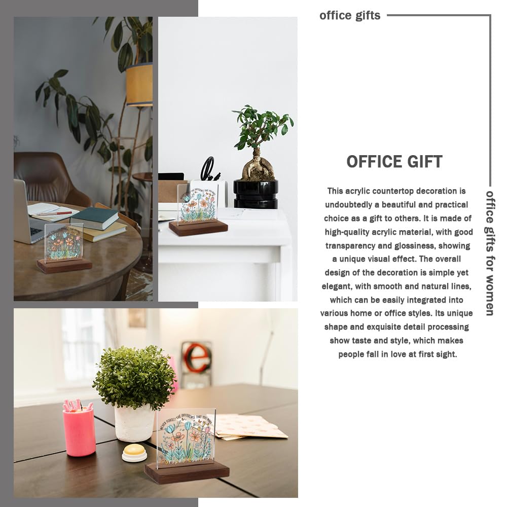 Paraprofessional Gifts from Student, Paraprofessional Appreciation Gifts, Paraprofessional Gifts, Paraprofessional Gifts for Women, Retro Acrylic Desk Sign,4 x4inch,HSJ37