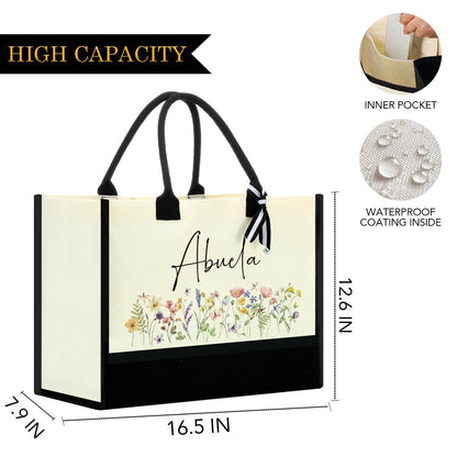 Gifts for Grandma Grandma Christmas gifts Canvas Tote Bags for Women