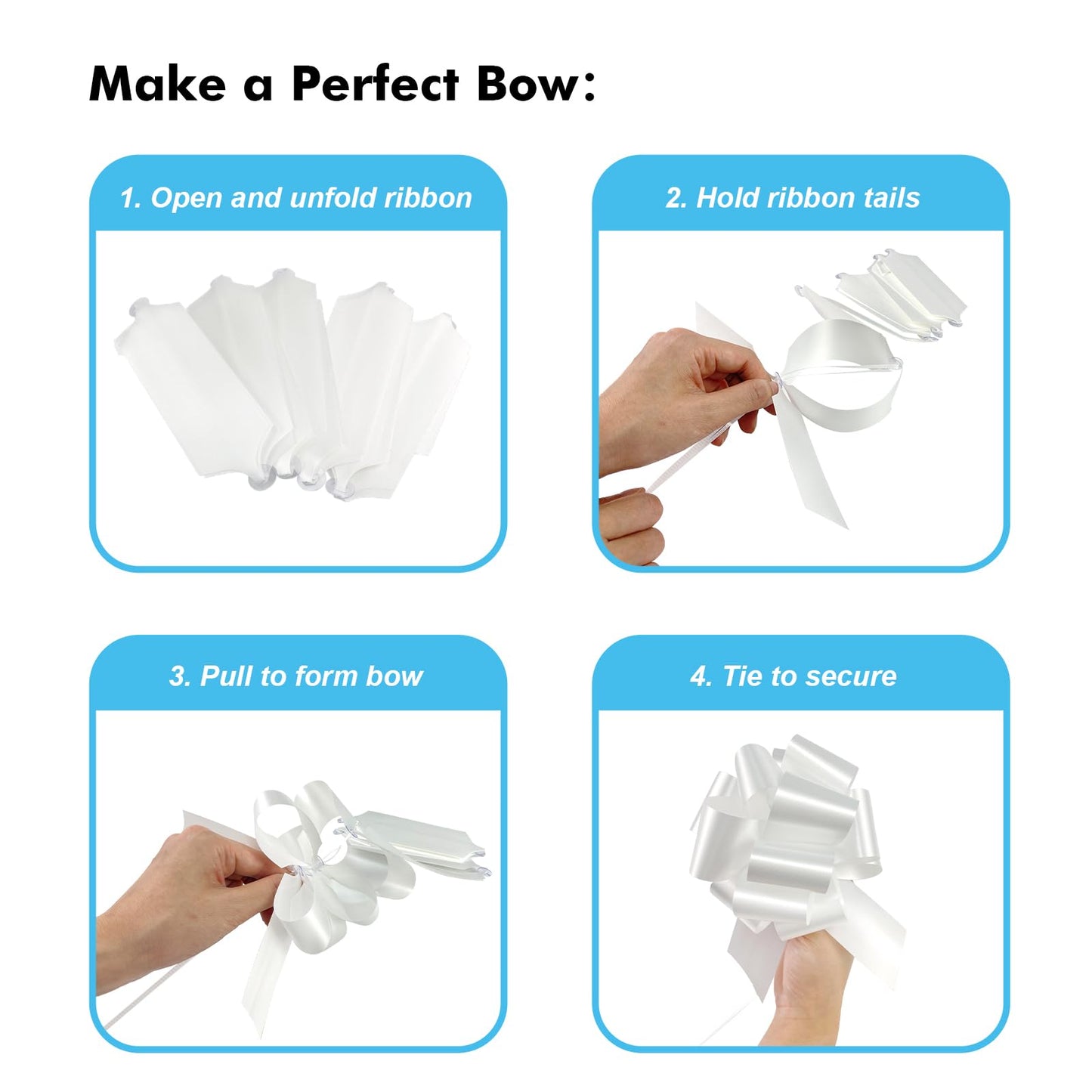 EKAPACKAGING 22x25 Inches 10 Pcs Large Cellophane Bags for Gift Baskets, Plastic Gift Basket Wrapping with Pull Ribbons, Clear Cellophane Gift Bags for Party, Mother’s Day, Baby Showers, Christmas