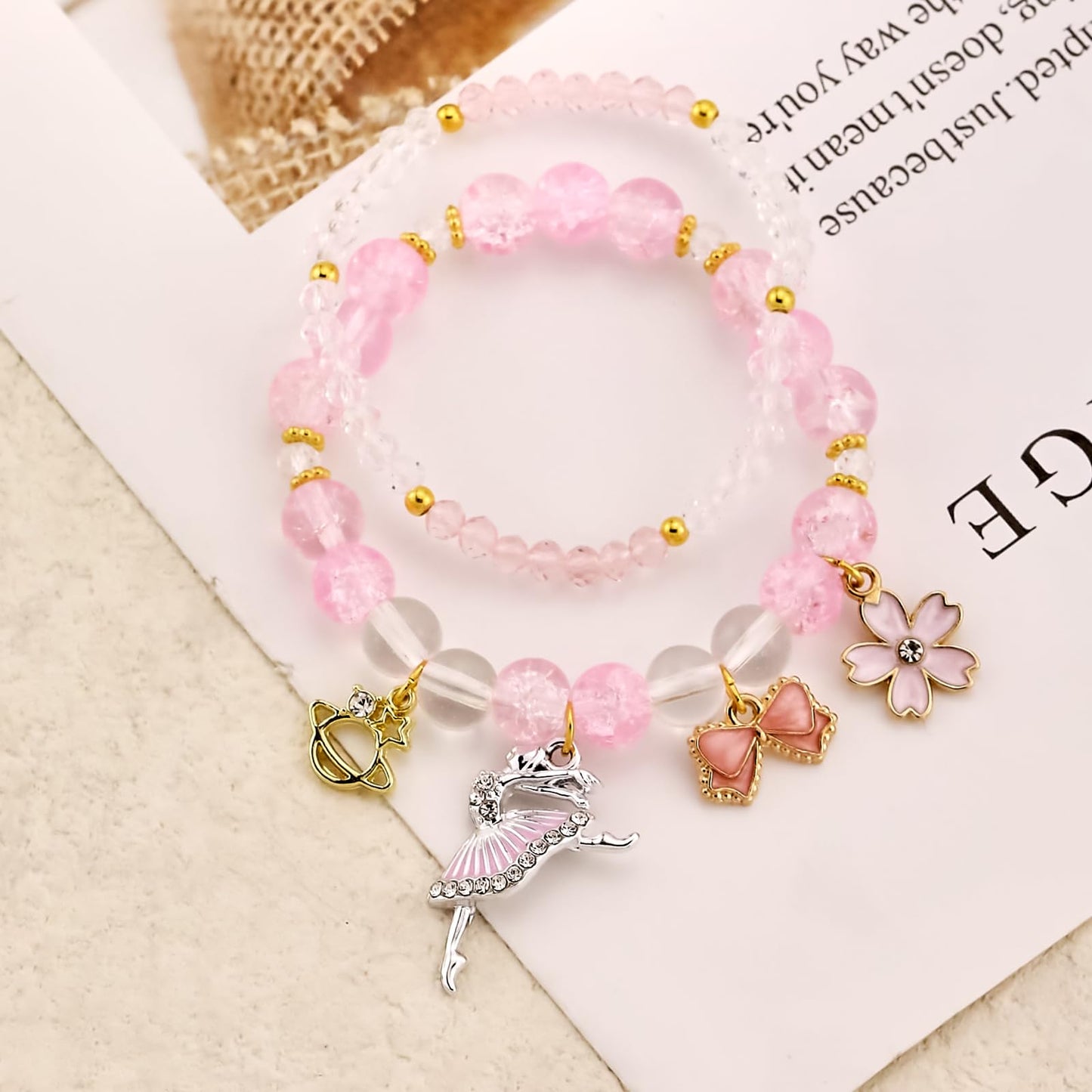 Ballerina Bracelet Dance Recital Bracelet Ballerina Blue Bracelet Cute Ballerina Dance Beaded Bracelet Ballerina Friendship Bracelets Ballerina Party Jewellery