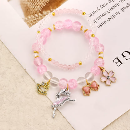 Ballerina Bracelet Dance Recital Bracelet Ballerina Blue Bracelet Cute Ballerina Dance Beaded Bracelet Ballerina Friendship Bracelets Ballerina Party Jewellery