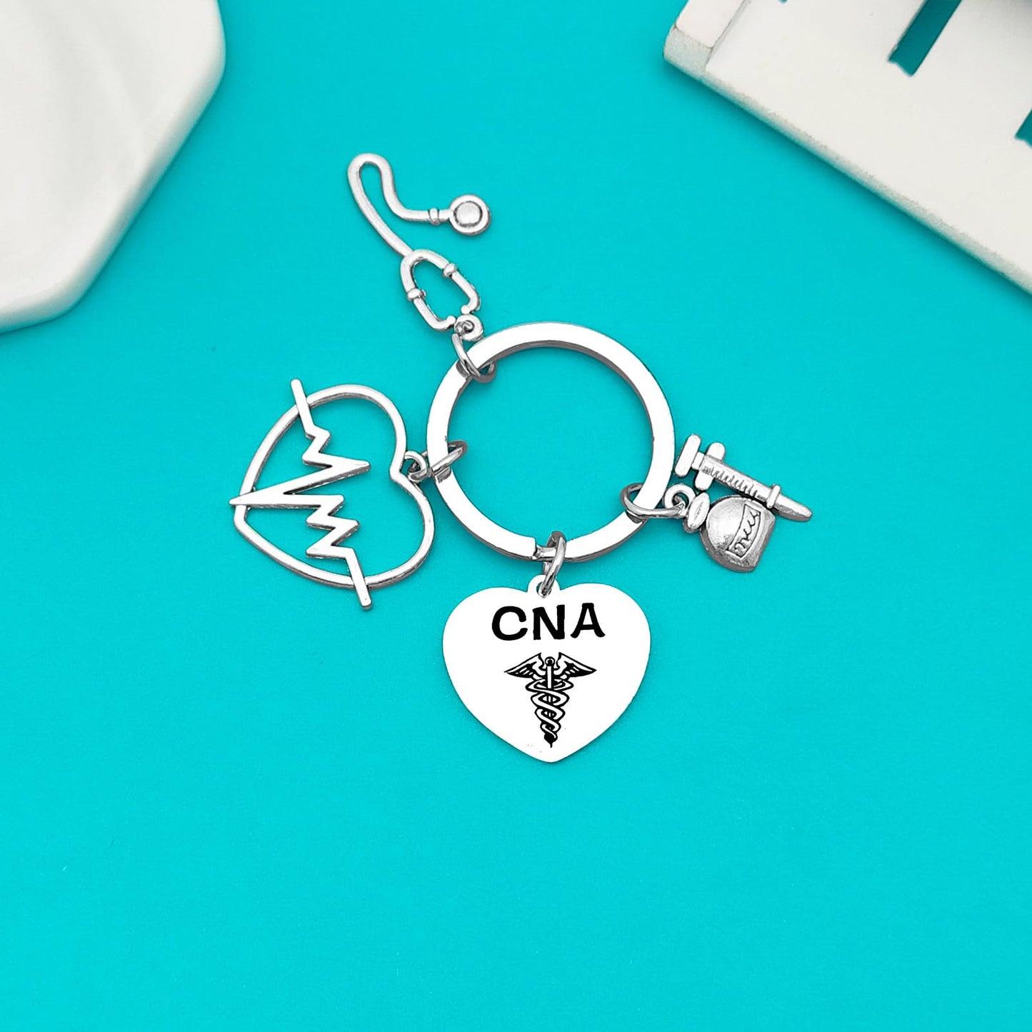 Xiahuyu 12 Pcs CNA Gifts Certified Nursing Assistant Keychain CNA Student Gift CNA Graduation Gift CNA Appreciation Gifts CNA Week Retirement Christmas Thanksgiving Birthday Present