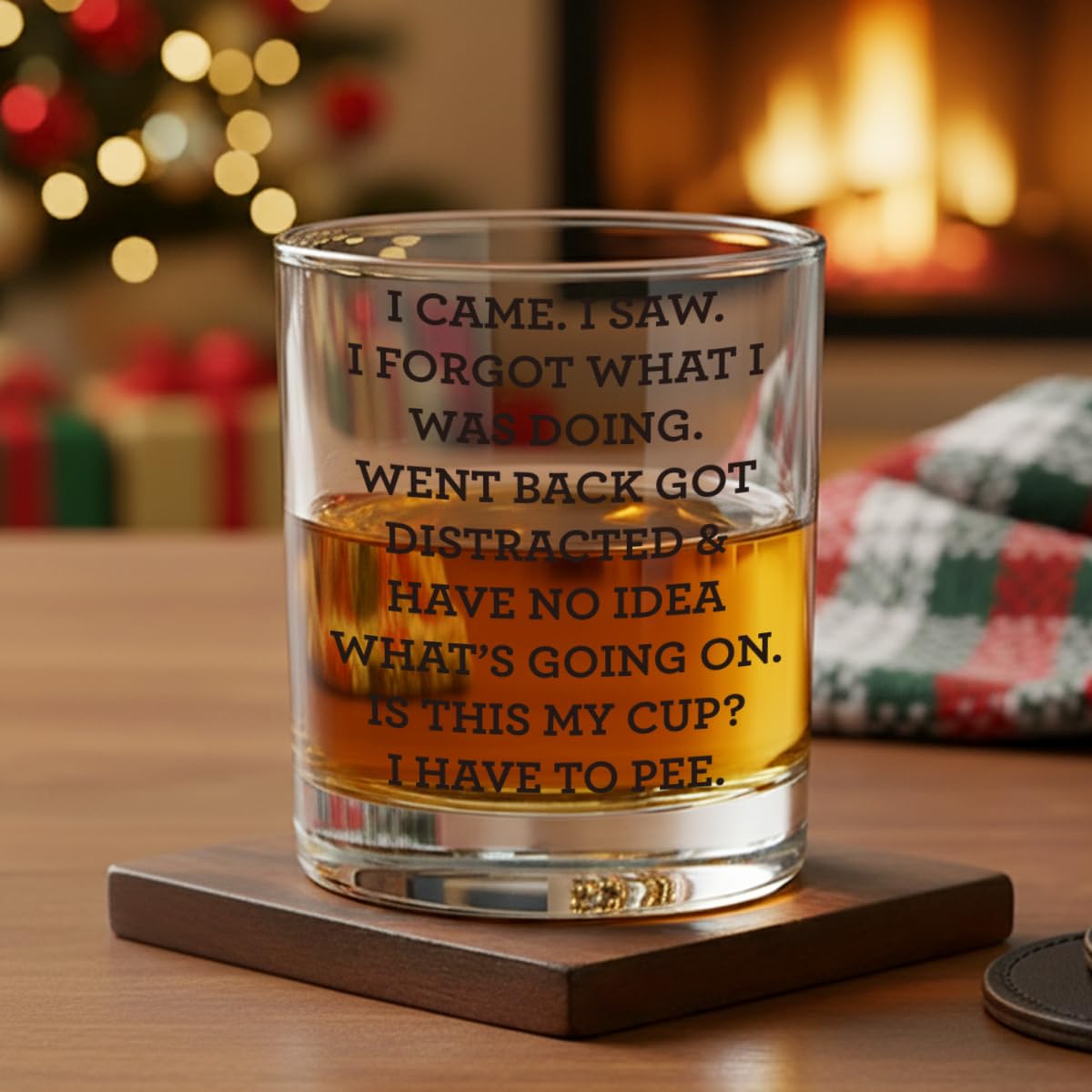 Funny Birthday Gifts for Men,Dad,Grandpa,Friends,Elderly,I Came I Saw I Forgot Whiskey Glass, Over the Hill Gag Gifts for Christmas,Thanksgiving,Sarcastic Gift for Retiement -14