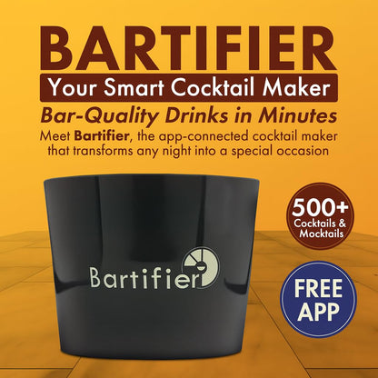 Cocktail Maker – Make 3000+ Cocktails with The App-Guided Drink Mixer – Easy Cocktail Measuring System – Unique Bartender Gift