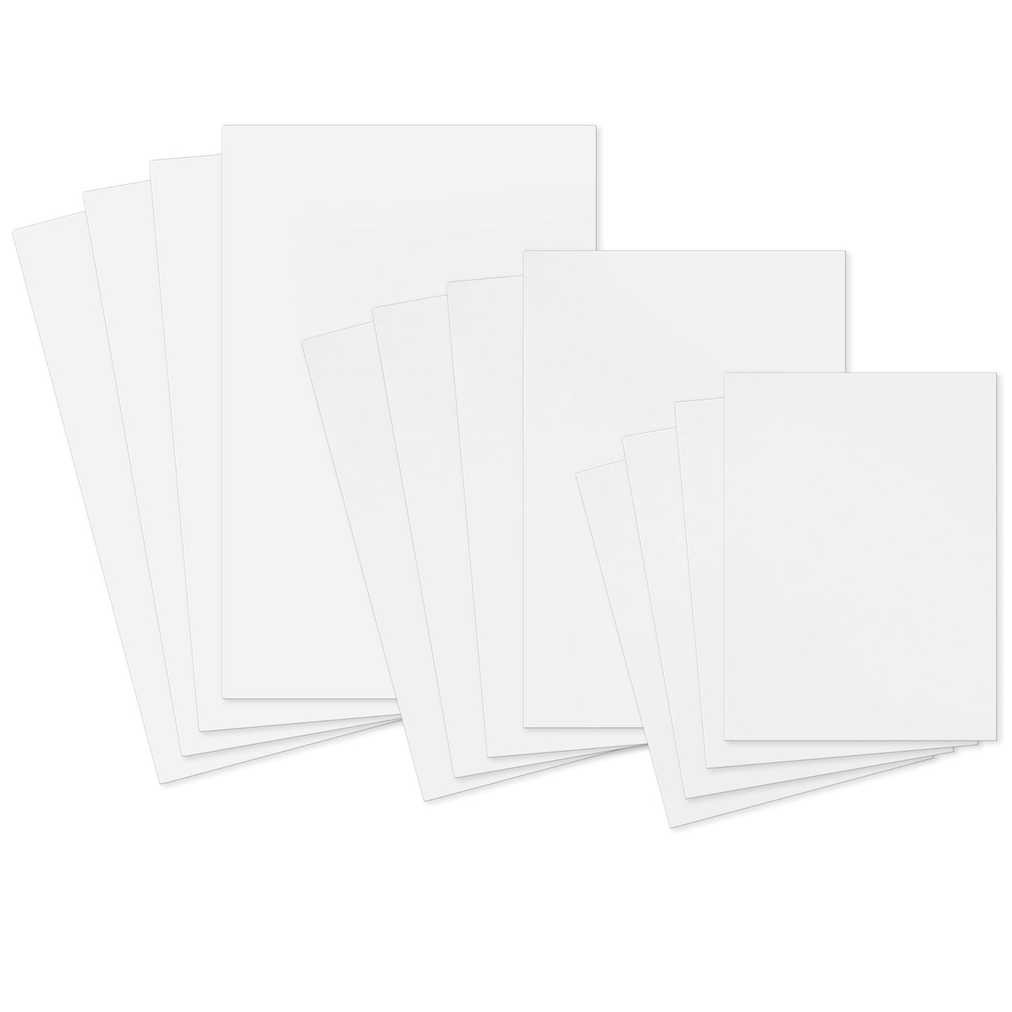 Hallmark White Gift Boxes, Assorted Sizes (12 Boxes with Lids: 4 Small 11", 4 Medium 14", 4 Large 16") for Valentine's Day, Birthdays, Mother's Day, Baby Showers and More