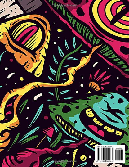 Stoner Coloring Book for Adults: Cool Stoner Psychedelic Colouring Book with Trippy Hippie Designs to Color | Funny Stoner Gifts for Smokers & Weed Lovers Men & Women
