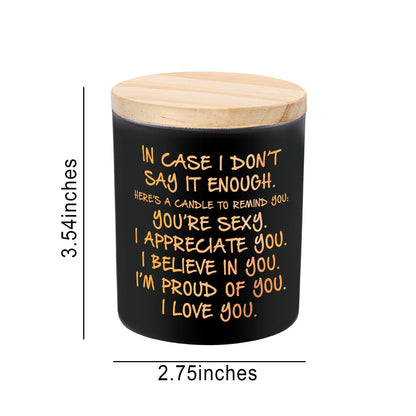 BFJLIFE Candles Gifts for Him Men Romantic Unique Fathers Day Christmas Anniversary Birthday Gifts for Husband Boyfriend Him Men Stocking Stuffers Novelty Lavender Scented Soy Candle
