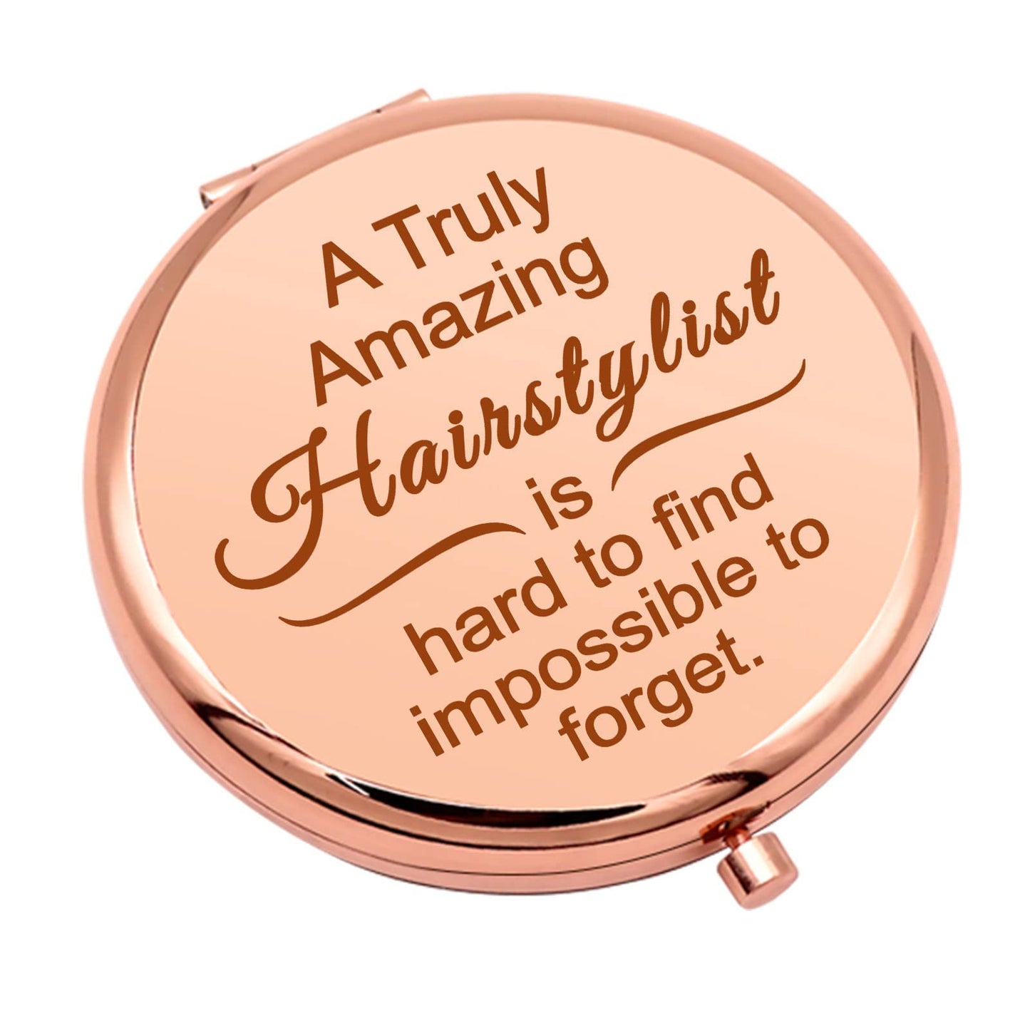 Hair Stylist Gifts for Women Hairdresser Gift Appreciation Present Compact Makeup Mirror for Hairdresser Thanks You Folding Makeup Mirror for Salon Barber Birthday Christmas Graduation Present