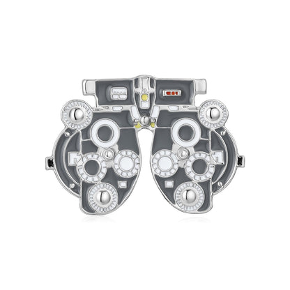 Medical Optometrists Enamel Brooch Ophthalmology Vision Test Optometry Pin Jewelry for Doctor Nurse Backpack Lapel Badge