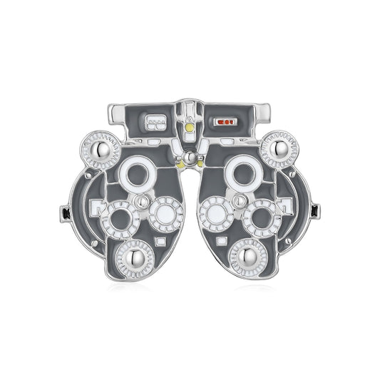 Medical Optometrists Enamel Brooch Ophthalmology Vision Test Optometry Pin Jewelry for Doctor Nurse Backpack Lapel Badge