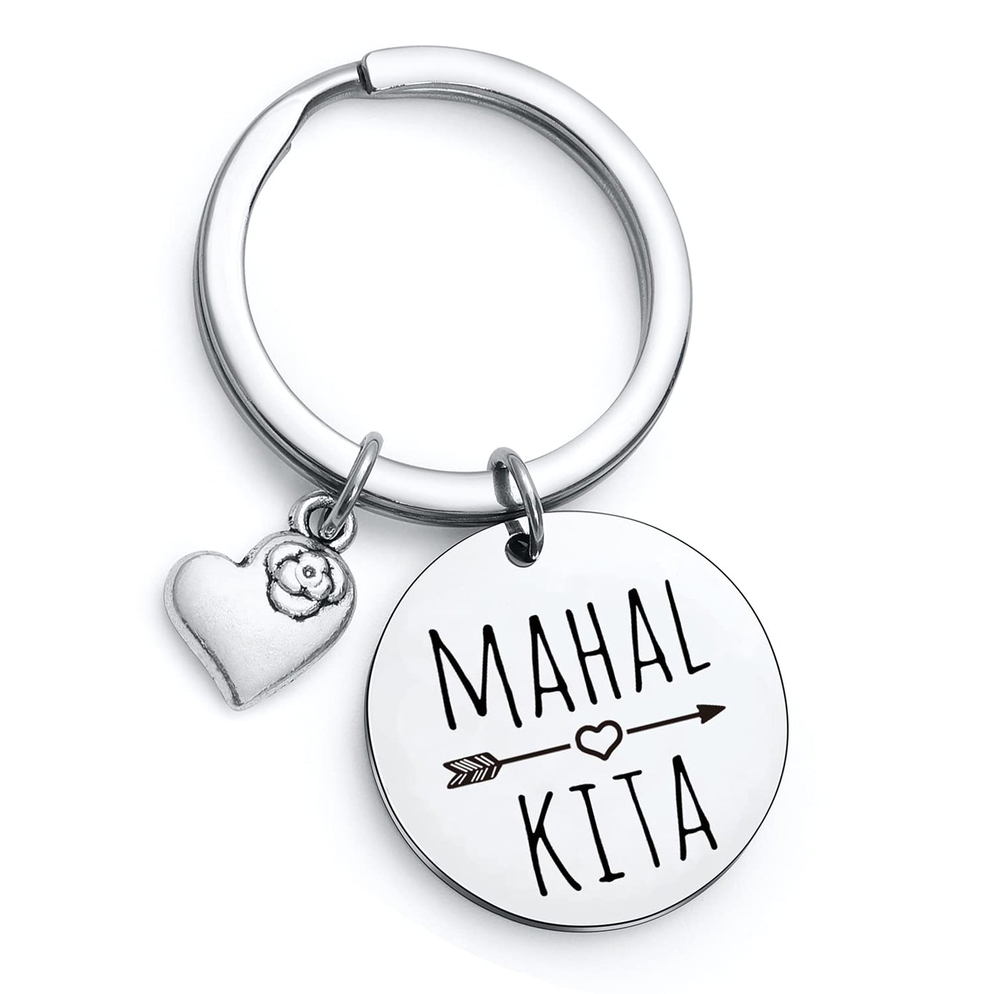 NOTHERS RSZOTW Valentine's Day Keychain Filipino Keychain Husband Gift Valentine's Day Philippines Jewelry Wife Gift