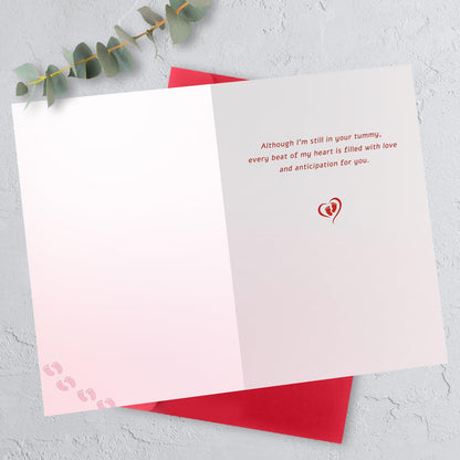 First Mothers Day Gifts for New Mom, Happy 1st Mothers Day Gifts Card from Baby, Pregnancy Gift Card for Expecting Mom First Time Moms Mother, To Be Mommy