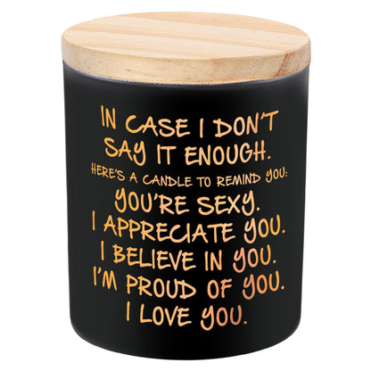 BFJLIFE Candles Gifts for Him Men Romantic Unique Fathers Day Christmas Anniversary Birthday Gifts for Husband Boyfriend Him Men Stocking Stuffers Novelty Lavender Scented Soy Candle