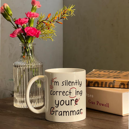 Funny Gift for English Teacher, Birthday Graduation Appreciation Thank You Gift for Teachers Women Men Coworkers, Teacher's Day Retirement Gifts for English Teacher Him Her, End of Term from Student