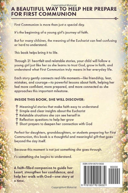 First Communion Stories For Girls: Walk with God: A Heartwarming Catholic Gift Book for Girls to Grow in Faith, Understand the Eucharist, and Build a Strong Spiritual Foundation