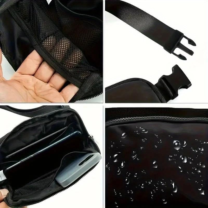 Dr Pepper Mini Crossbody Sling Bag Chest Bag Fanny Pack Running for Men Women Workout Travelling,Minimalist Chest Shoulder Pack,Lightweight Casual Waist Fanny Pack for Travel, Daily Use