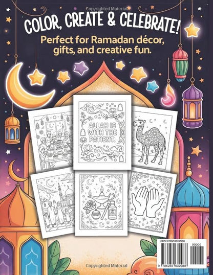 The Big Ramadan Coloring Book For Kids: A Joyful Ramadan Coloring Book Package and a Heartwarming Islamic Book for Children (Ages 6–10) (Growing With Islam Series)