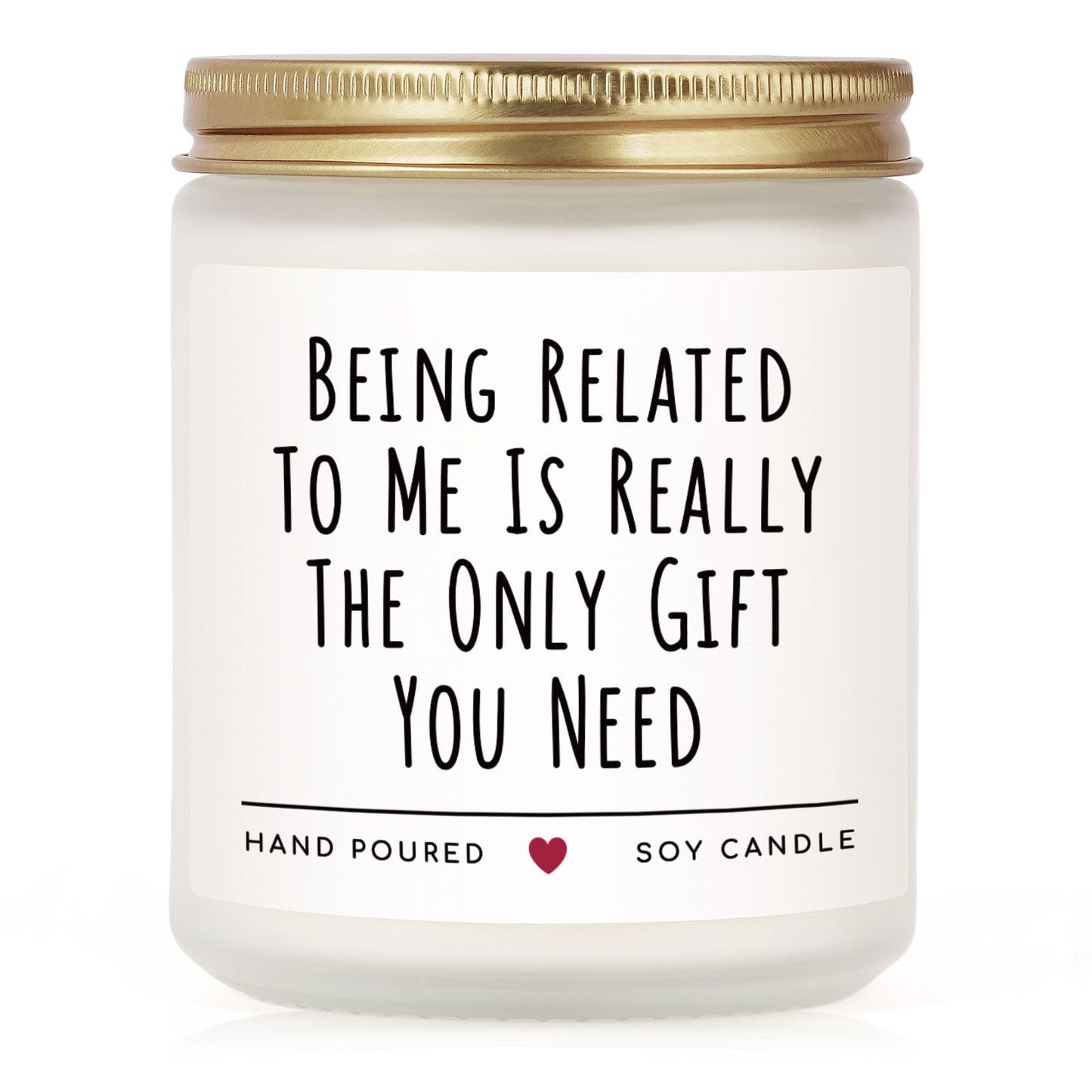 Funny Gifts for Brother Fathers Day, Brother Birthday Gifts, Brothers Gift from Sister, Soy Wax Lavender Candles for Siblings, Sister, Nephew, Friends