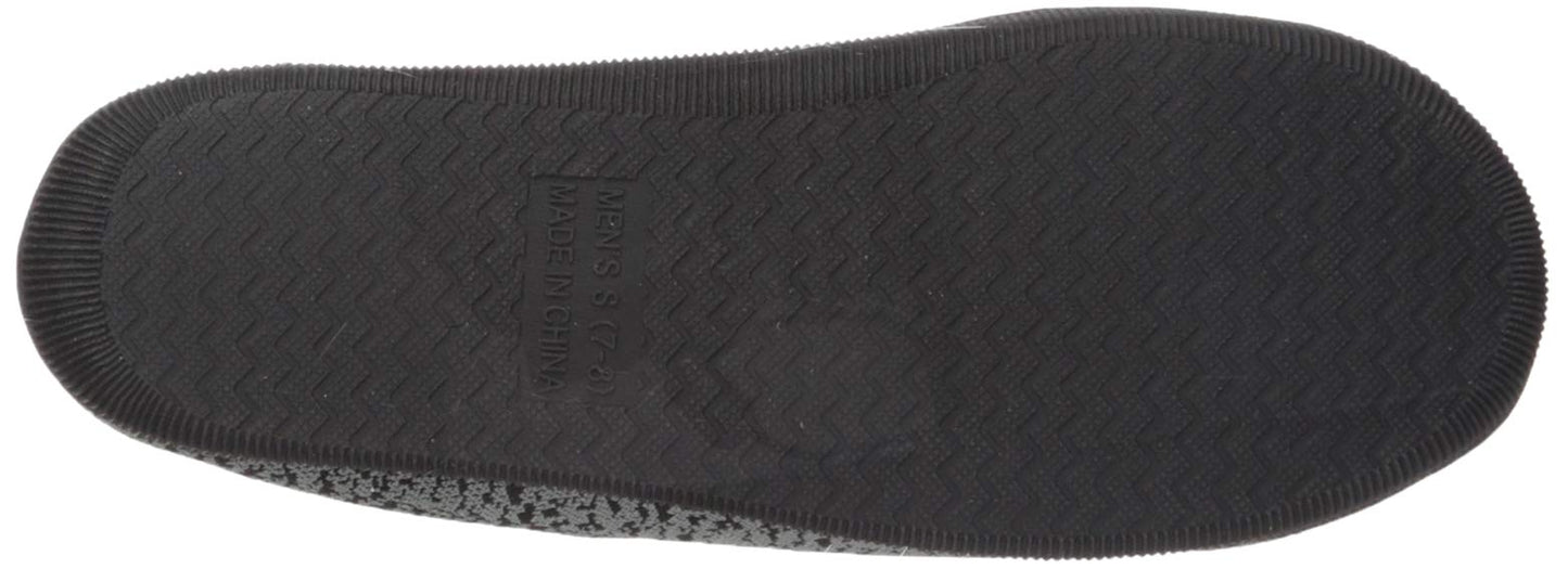 FOCO NFL mens Poly Knit Cup Sole Slipper