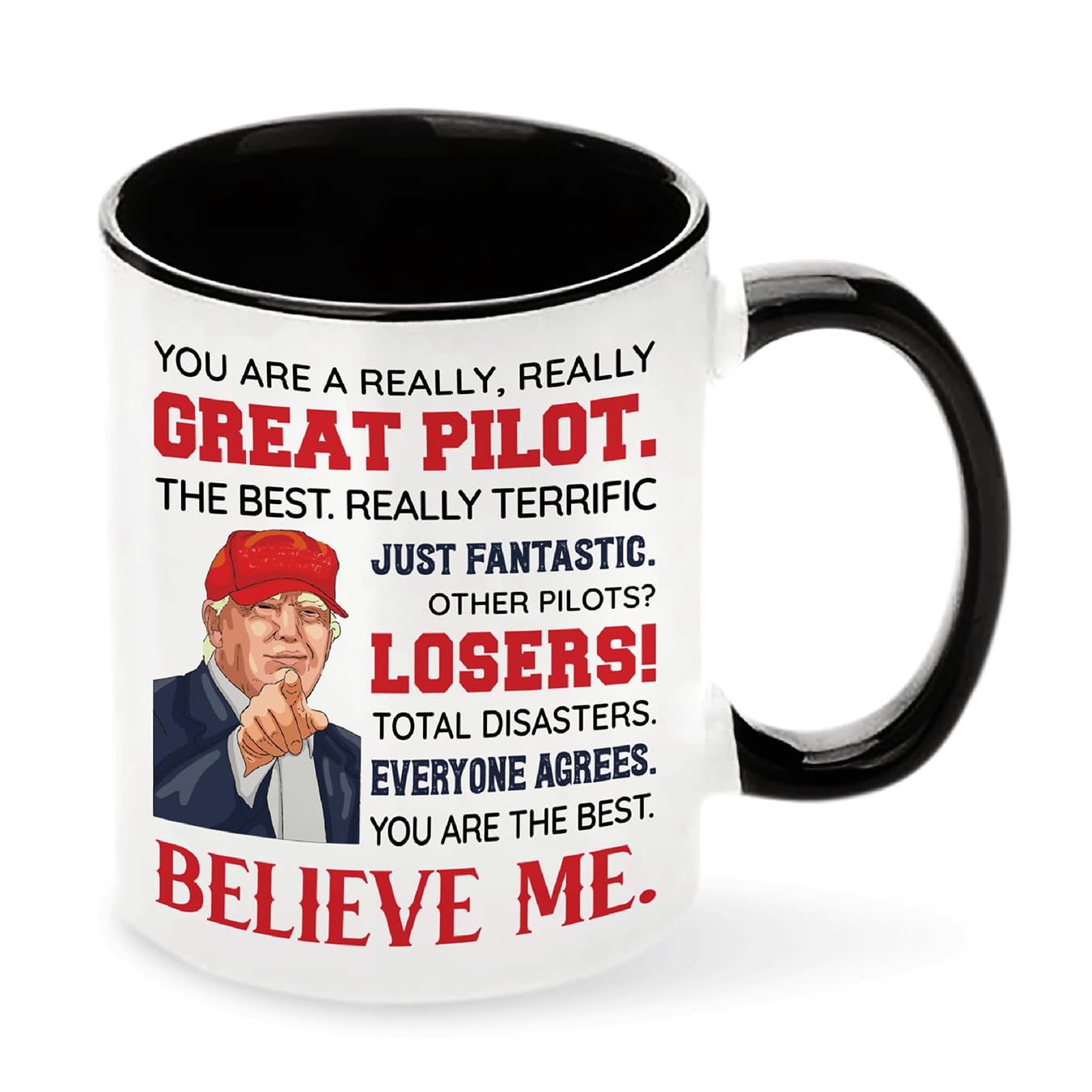 Pilot Coffee Mug 11oz, Pilot gifts for men, Pilot Gifts Idea for Birthday, Father's Day, Christmas Gifts, Pilot Gifts Aviation Men, Funny Airplane Gifts Men, Pilot Ceramic Mug