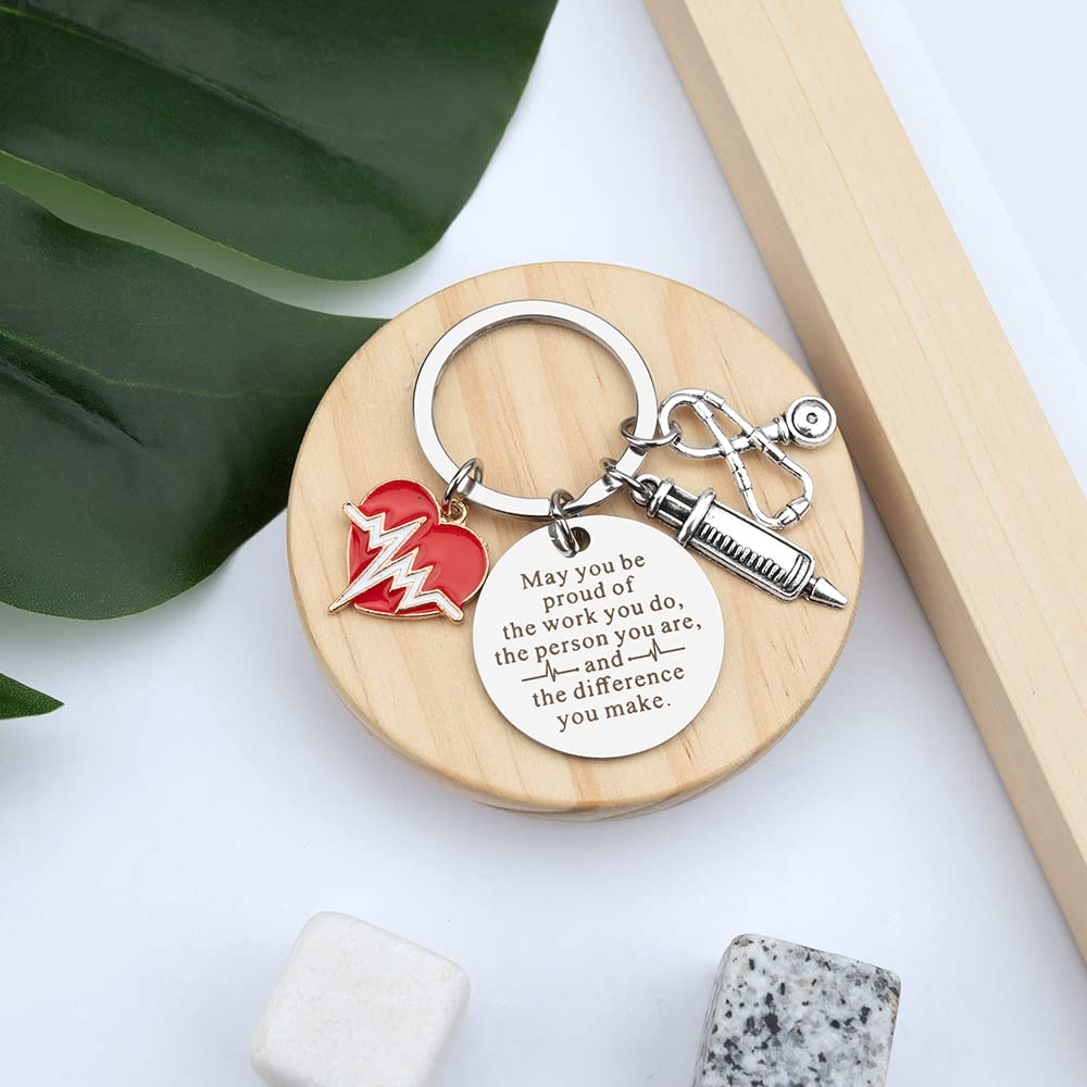 Nurse Keychain Gifts - Medical & Doctor Graduation Gifts for Women, Teachers & Thanksgiving