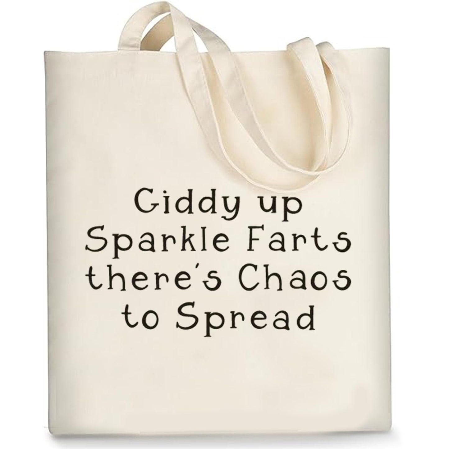 Funny Gifts for Women Cute Canvas Tote Bag Friendship Gifts for Woman Humor Gift Reusable Canvas Bag
