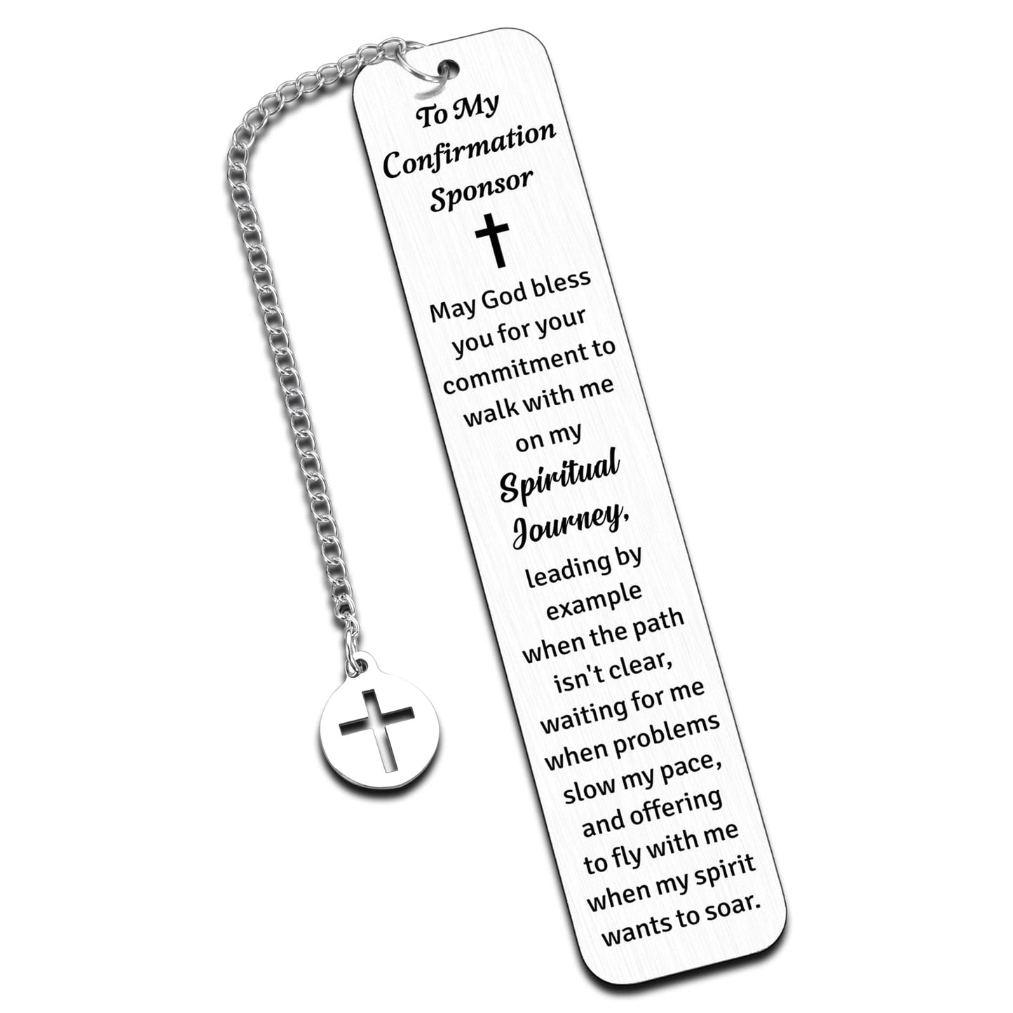 Confirmation Sponsor Gifts for Women Men Confirmation Decorations Christian Confirmation Bookmark Baptism Gifts Confirmation Gifts for Teenage Boys Girls Catholic Confirmation Sponsor Appreciation