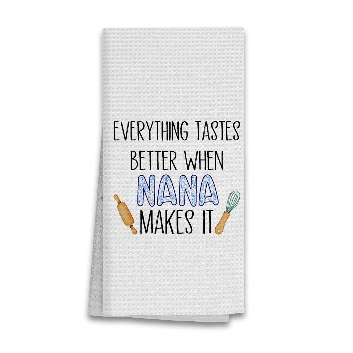 Nana Gifts Kitchen Towels, Best Nana Grandma Gifts, Gifts for Nana Grandma Dish Towels Tea Towels for Kitchen, Grandma Gifts for Christmas Birthday Hand Towels for Bathroom, 16x24 Inches