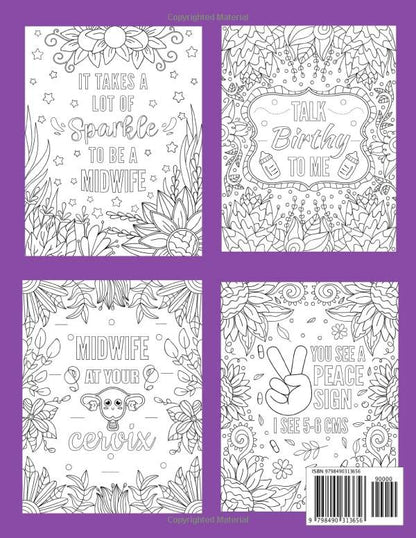 Midwife Coloring Book: Funny and Relatable Coloring Book Gift