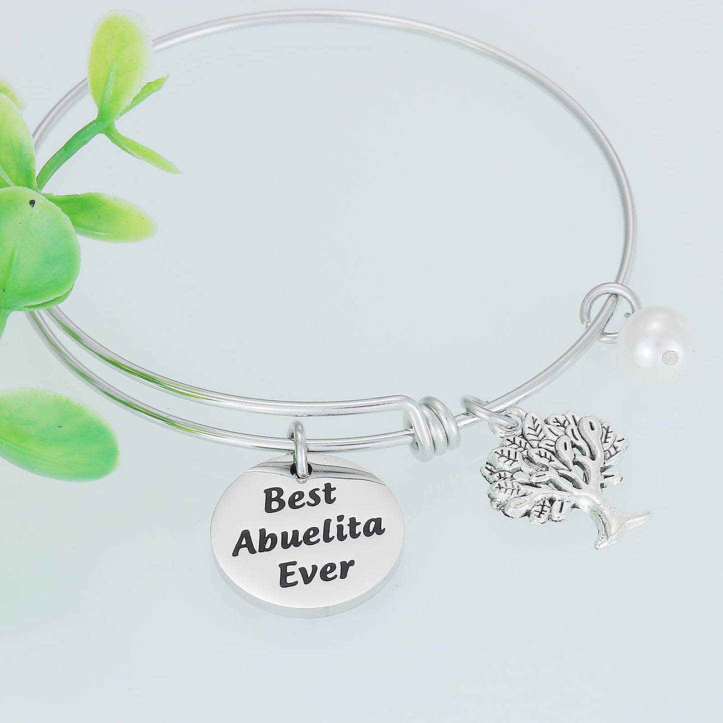 HUTIMY Abuelita Gifts In Spanish from Grandchildren Birthday Accessories for Grandmother Best Abuelita Bracelet