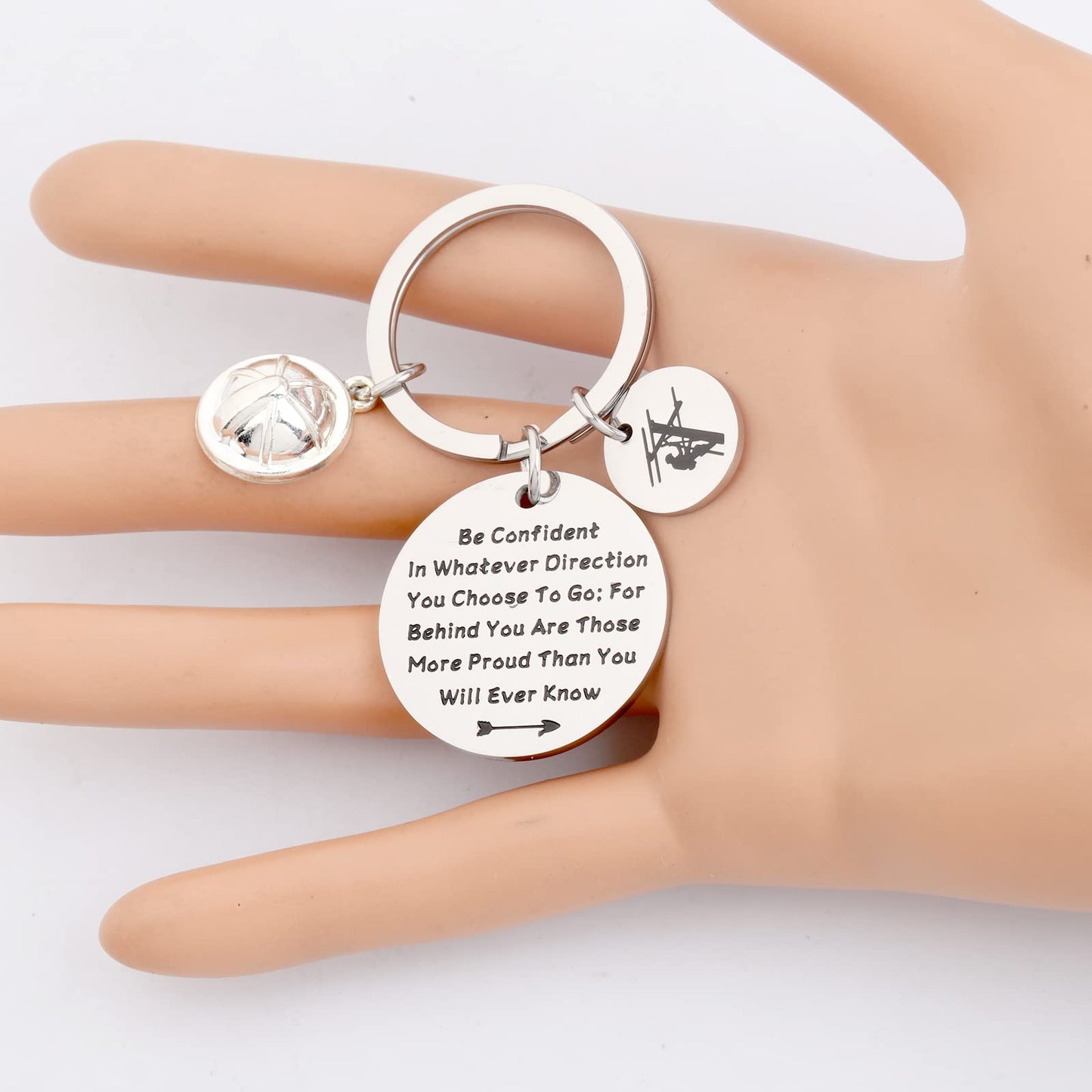 LQRI Lineman Keychain Electrician Gifts Lineman Gift Electricians Tower Techs Gifts Electrician Graduation Graduate Gift