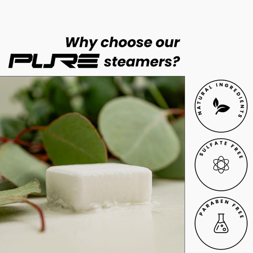 Sport Shower Steamers - USA Made with Natural Eucalyptus Essential Oil, Aromatherapy, Stress and Sinus Relief, Muscle Recovery for Athletes, Best Birthday Presents and Father’s Day Gifts for Runners