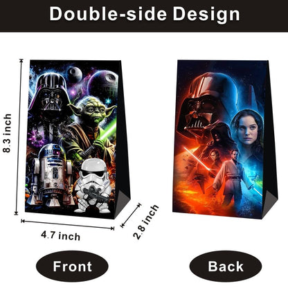 Mozin 12Pcs Star of Wars Party Gift Bags Goodie Bags, Star of Wars Party Supplies for Kids Birthday Decorations