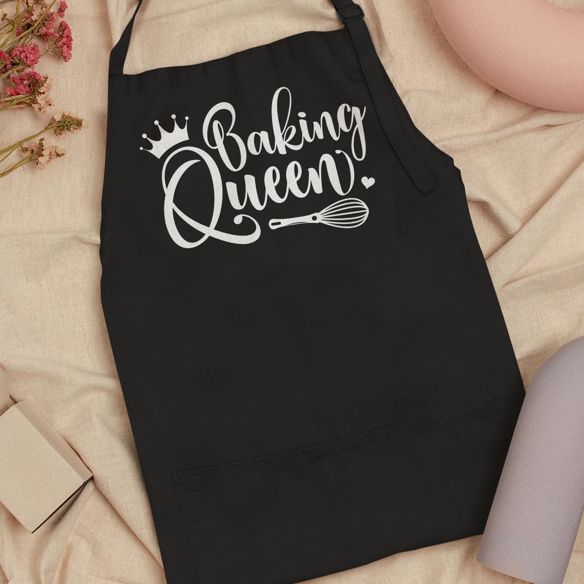 SANDJEST Funny Mens Aprons with Pockets for BBQ Grilling Cooking Grandpa Husband Apron for Birthday Christmas Father's Day