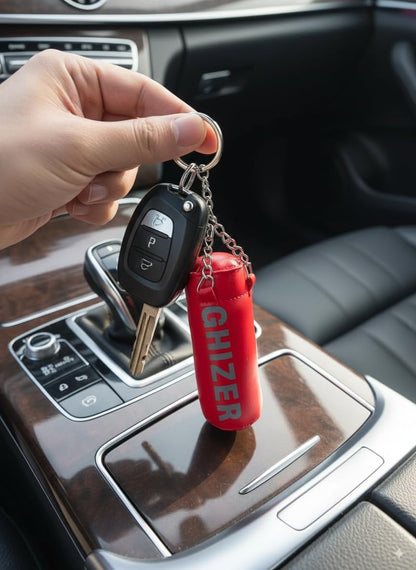 Mini Boxing Keychain – Premium PU Leather Sports Car Keychain Gift for Boxers, Men, Gym Lovers & Athletes