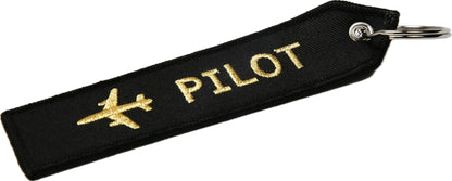 Flight Crew Keychain – Embroidered Aviation Luggage Tag for Pilots, Flight Attendants, Students & Future Pilots – Fly Safe Keychain & Gifting for Men, Women & Kids