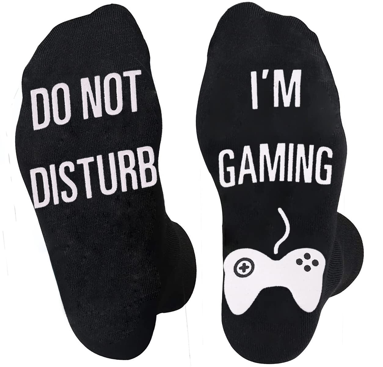 NDLBS Funny Christmas Gifts Novelty Gaming Socks Christmas Stocking Stuffers for Men Teens Boys Kids Him Adult Xmas Gifts
