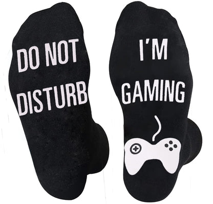 NDLBS Funny Christmas Gifts Novelty Gaming Socks Christmas Stocking Stuffers for Men Teens Boys Kids Him Adult Xmas Gifts