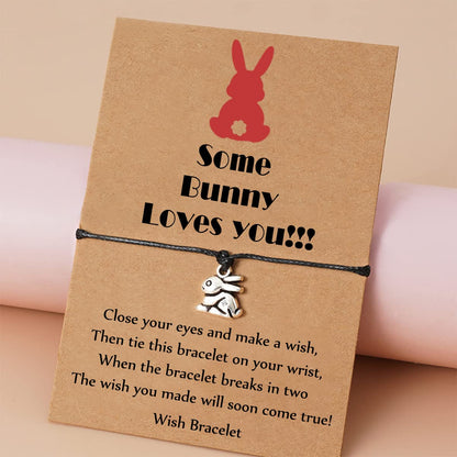 Easter Gifts for Girls, Easter Basket Stuffers Adjustable Bunny Gifts for Teens Adults Women (Style-A (2pcs))