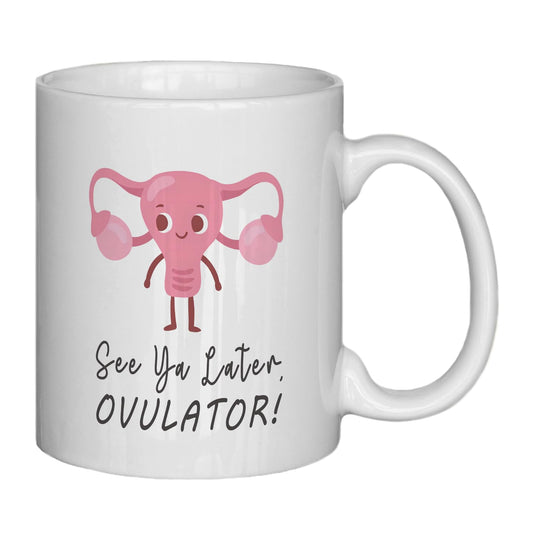 NATSUNO Hysterectomy Gifts,Hysterectomy Recovery Gifts,Hysterectomy Mug,After Hysterectomy Must Haves,See Ya Later Ovulator Mug Cup,Hysterectomy Recovery Gifts,Uterus Gifts,Friend Gifts For Women