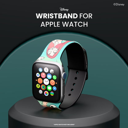 Disney Tim Burton’s The Nightmare Before Christmas Wristband For Apple Watch Band Series 9/8/7/6/5/4/3/2/1/SE 38MM, 40MM, 41MM | Jack Skellington Gifts for Women and Men