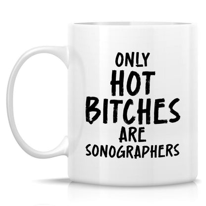 Retreez Funny Sonographer Mug - 11 Oz Ceramic Coffee Cup - Humorous Sonography Gift for Women Sonographers, Ultrasound Techs - Appreciation, Graduation, Birthday Gift for Her