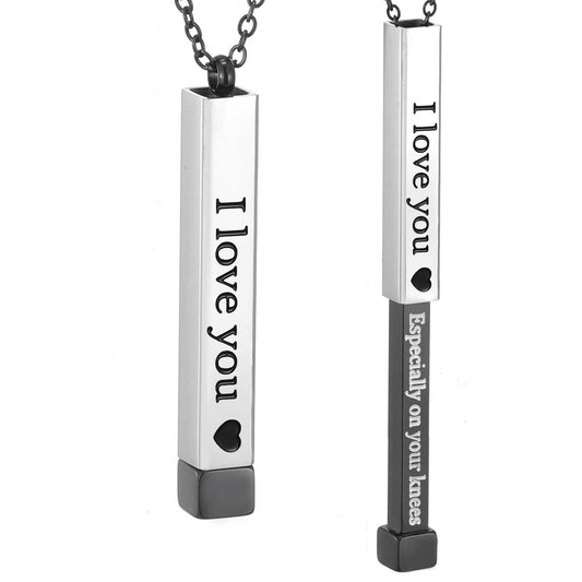 SKQIR Be Kind of a Badass Necklaces for Women with Hidden Message To Best Friends Sisters Funny Inspirational Gifts Vertical Bar Pendant Necklaces Jewelry Gag Gifts for Women