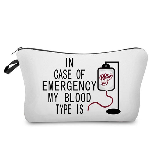 Livel lhood Dr P Makeup Bag Cute Small Makeup Organizer Bag Travel Toiletry Zipper Pouch Diet Pepp Cosmetic Bag Gift for Women Girls