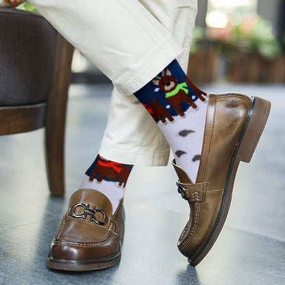 MarJunSep 28 Pairs Women's Christmas Holiday Socks Bulk for Unisex Adults Family Christmas Gifts Exchage Stocking Stuffers