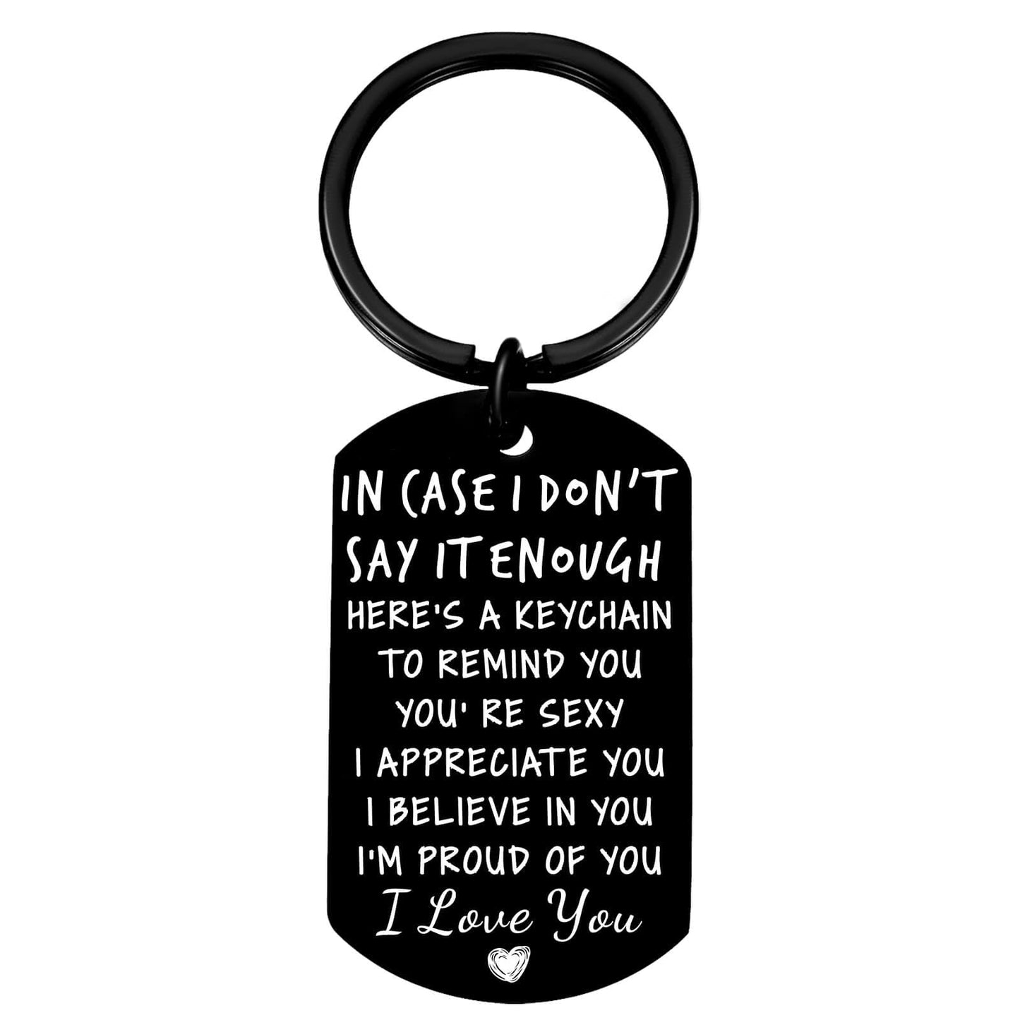 Coolvy Valentines Day Gifts for Him Drive Safe Keychains for Boyfriend Husband Birthday Anniversary Christmas Gifts From Wife