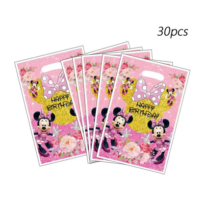 30PCS For Minnie party gift bags, supplies, and decorations. Perfect for cartoon parties, ideal for kids, and great for family events, prizes, carnivals, and Christmas