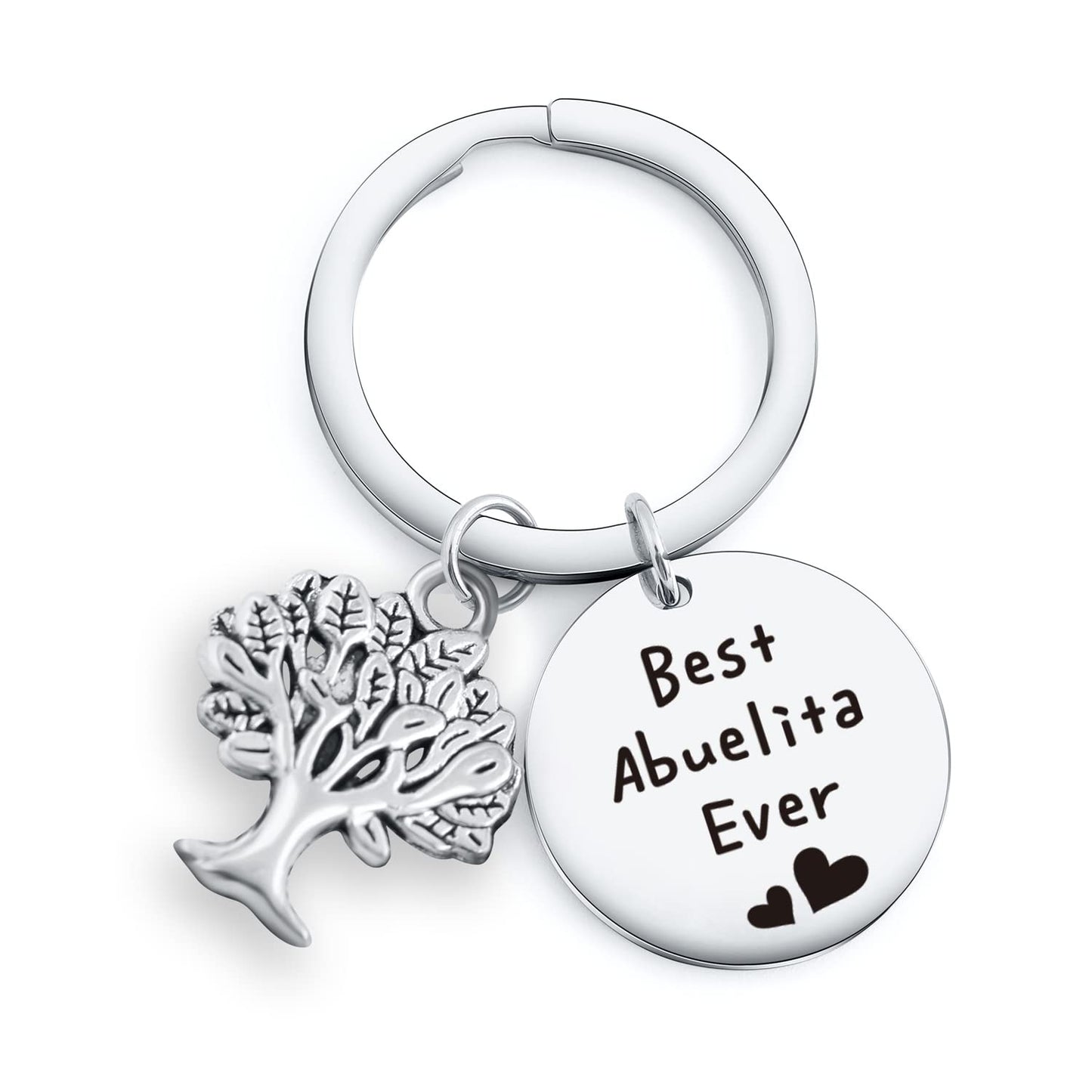 RSZOTW Abuelita Gifts Abuela Gifts Grandma Keychain Best Abuelita Ever Jewelry For Mimi Granny Grandmother Keychain Mother's Day Gift